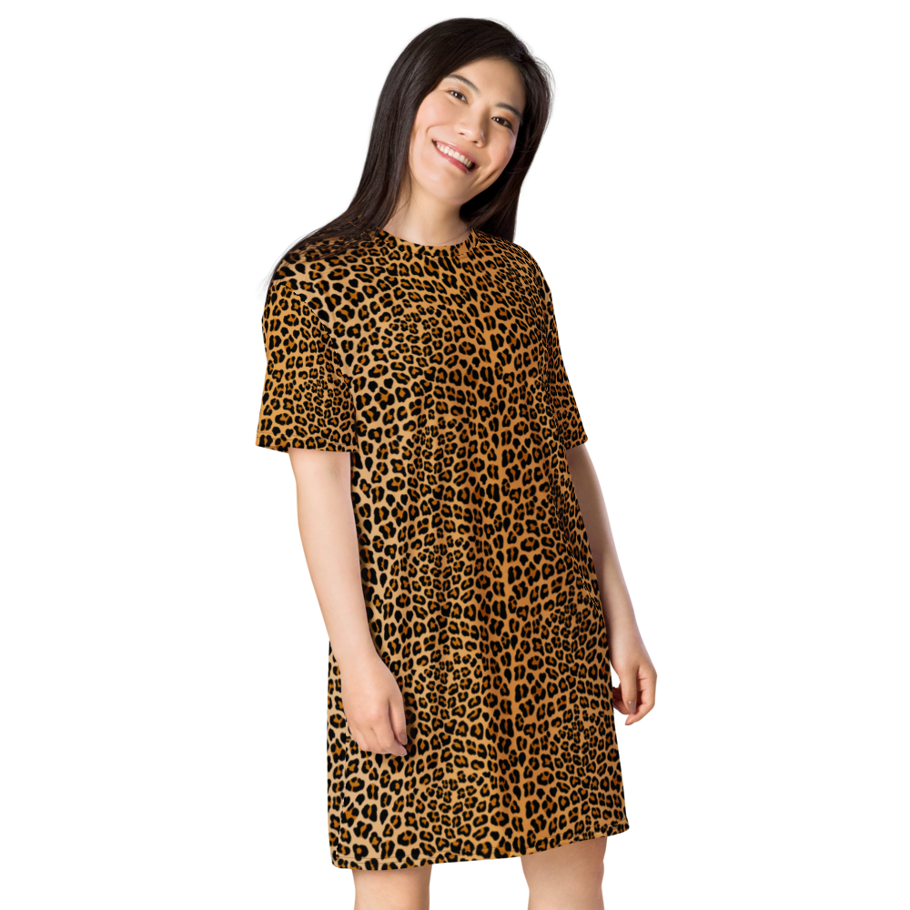Leopard print Shirt dress